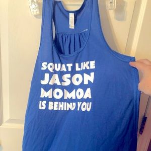 CVG flowy racer back tank